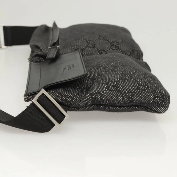 GUCCI GG Canvas Waist bag Gray Silver 28566 Auth 122104 - Picture 7 of 15